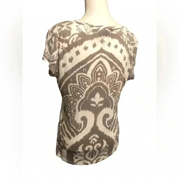 Y2K INC International Concepts Sequin Short Sleeve Tee Size XL - Picture 2 of 2